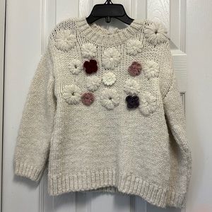 Zara Girls Oversized Sweater Size 3-4